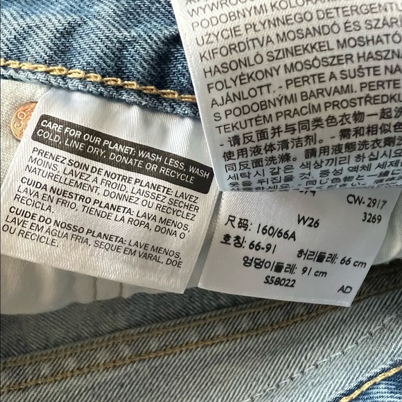 LEVIS 501 | Cut Off Distressed Denim Shorts - Picture 7 of 8